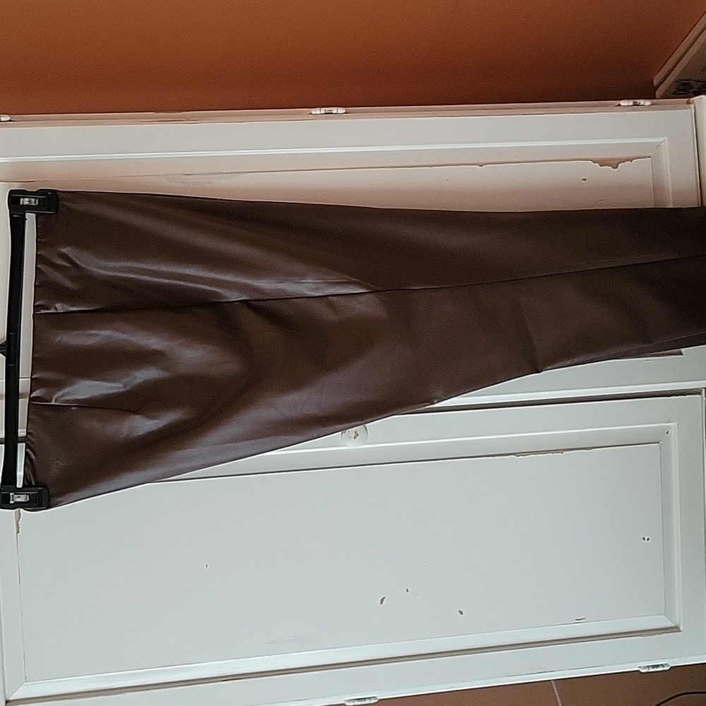 Anne Klein faux leather pants